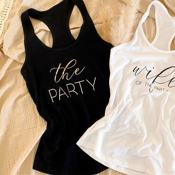 Tops - Bachelorette/Bridal Shower Tanks: ‘The Party’